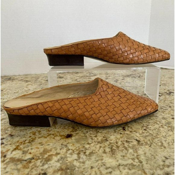 Westies Woven Mule Tan Leather, Women's 8M - Picture 2 of 7